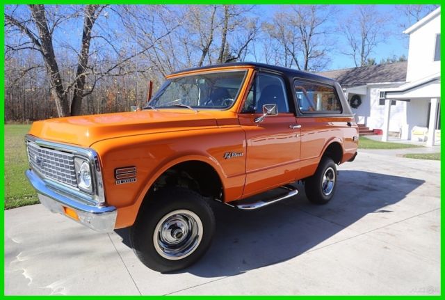 1971 Orange Chevrolet K-5 Blazer