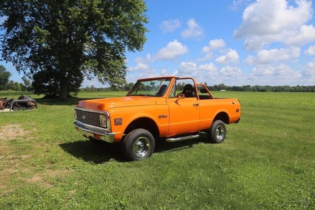 1971 Orange Chevrolet K-5 Blazer