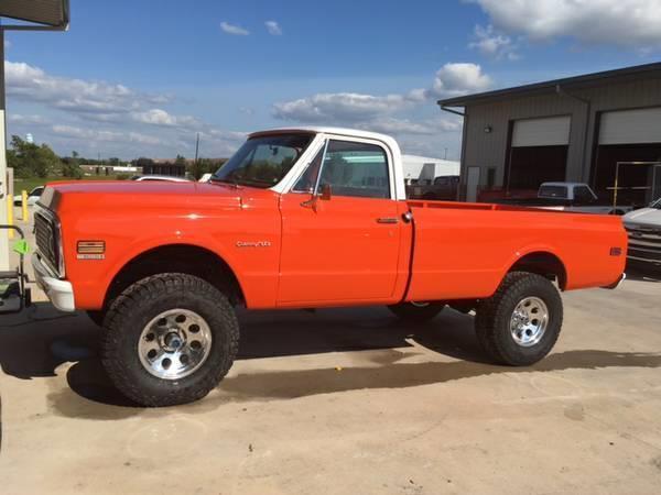 1971 Orange Chevrolet Other Pickups LWB