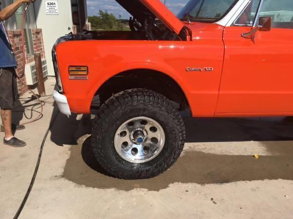 1971 Orange Chevrolet Other Pickups LWB