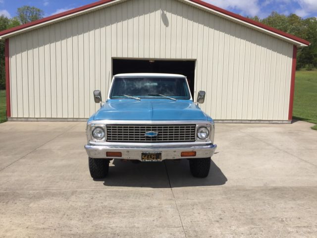 1971 Blue Chevrolet C/K Pickup 1500 Standard Cab Pickup