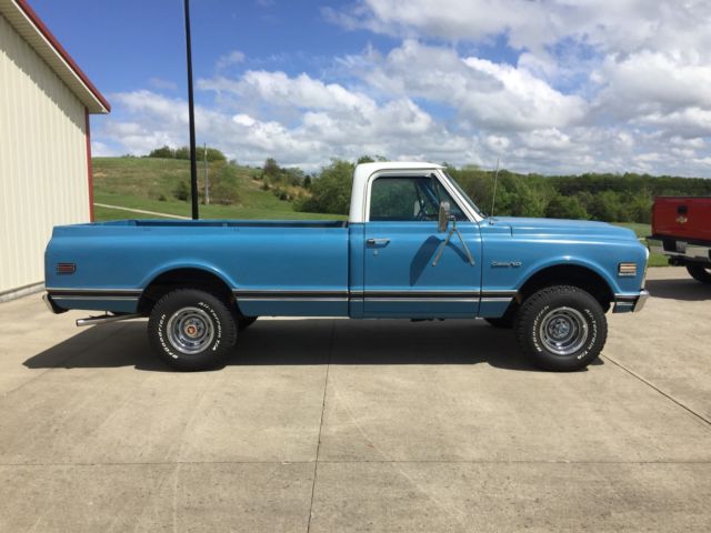 1971 Blue Chevrolet C/K Pickup 1500 Standard Cab Pickup