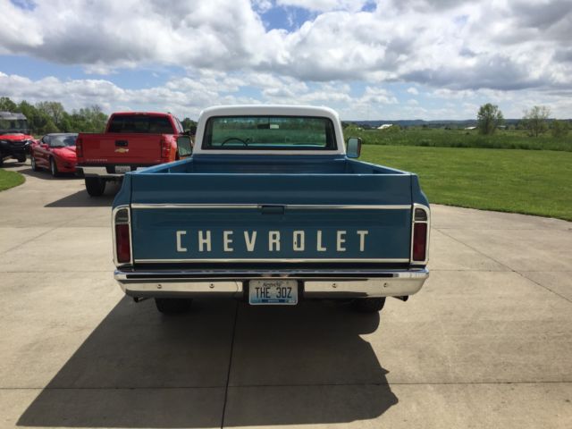 1971 Blue Chevrolet C/K Pickup 1500 Standard Cab Pickup