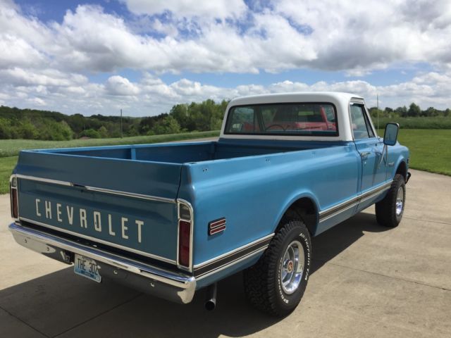 1971 Blue Chevrolet C/K Pickup 1500 Standard Cab Pickup