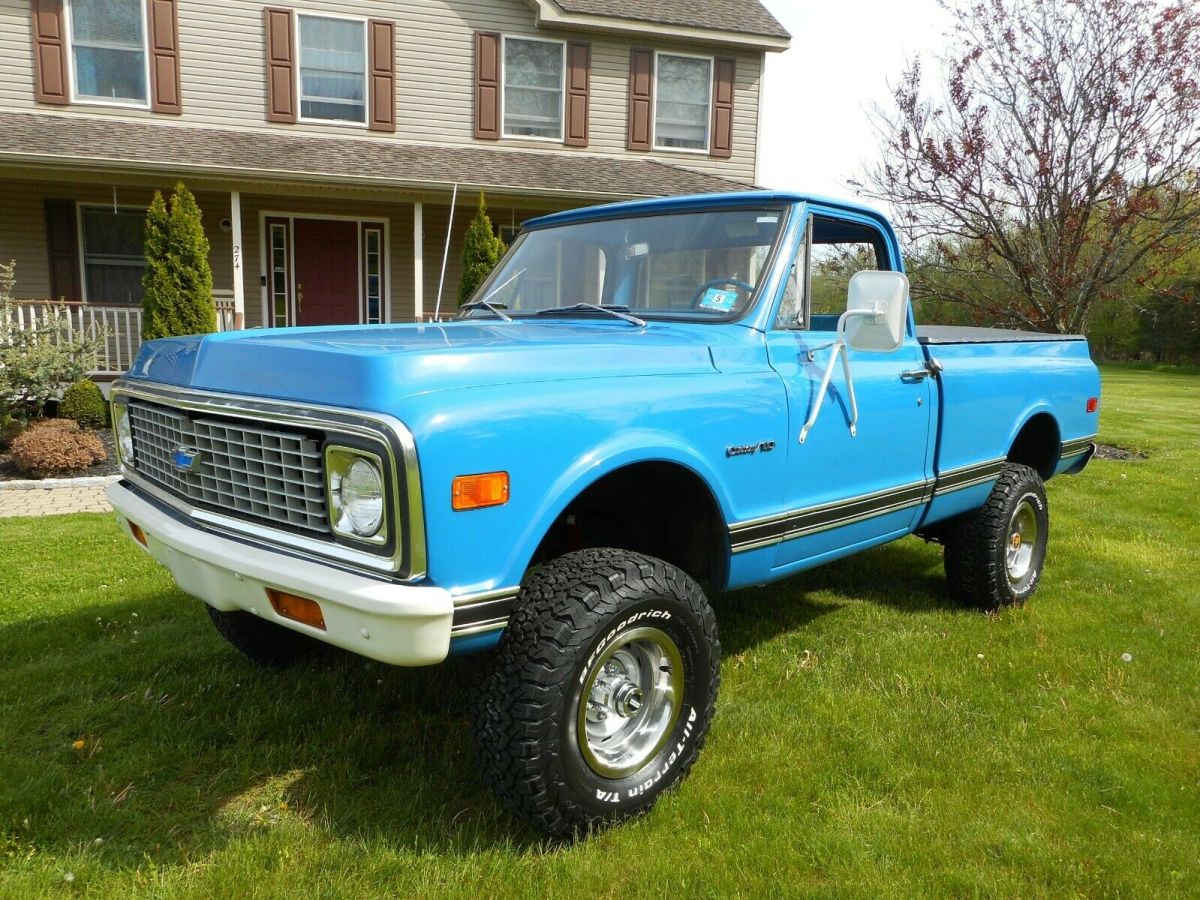 1971 Blue Chevrolet C/K Pickup 1500 Standard Cab Pickup
