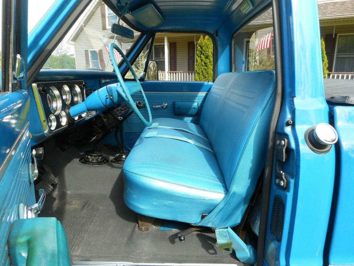1971 Blue Chevrolet C/K Pickup 1500 Standard Cab Pickup