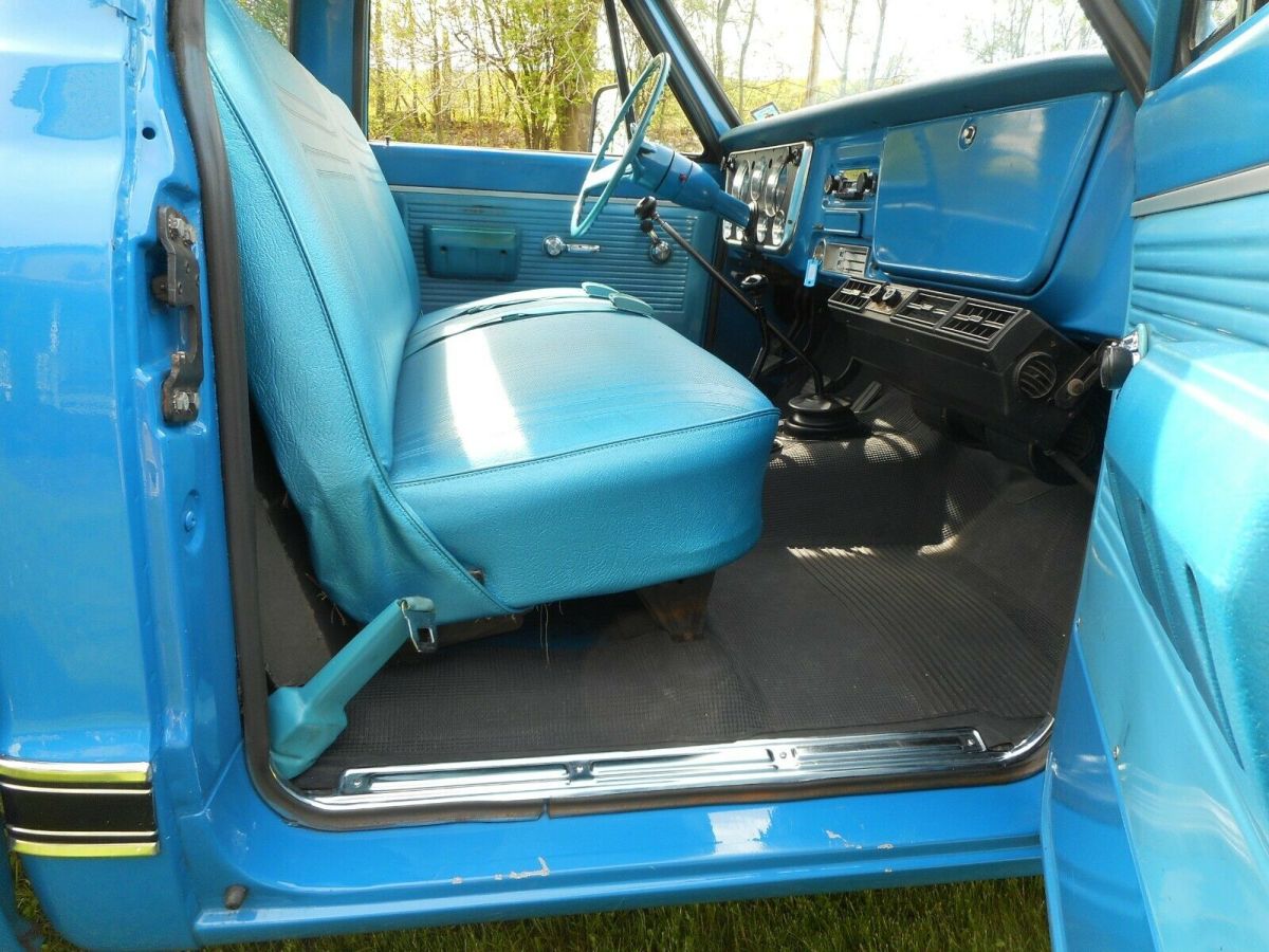 1971 Blue Chevrolet C/K Pickup 1500 Standard Cab Pickup