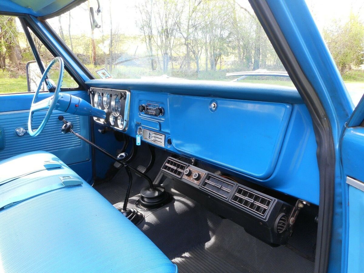 1971 Blue Chevrolet C/K Pickup 1500 Standard Cab Pickup