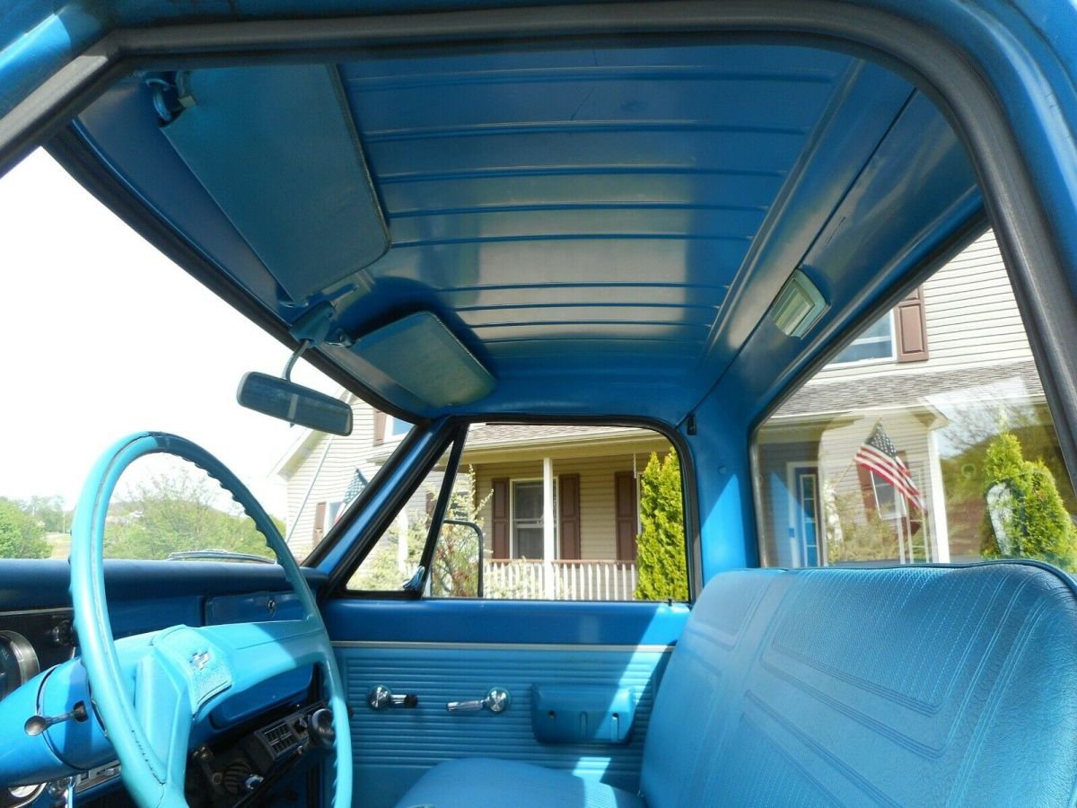 1971 Blue Chevrolet C/K Pickup 1500 Standard Cab Pickup