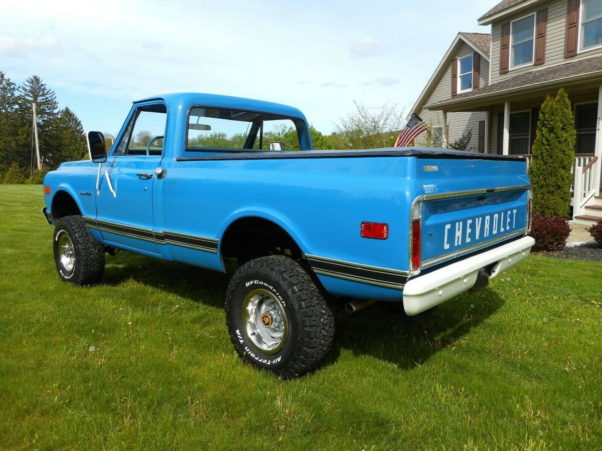 1971 Blue Chevrolet C/K Pickup 1500 Standard Cab Pickup