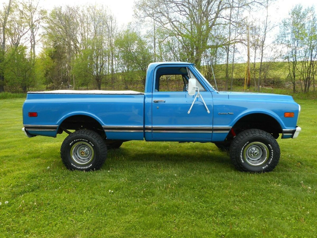 1971 Blue Chevrolet C/K Pickup 1500 Standard Cab Pickup