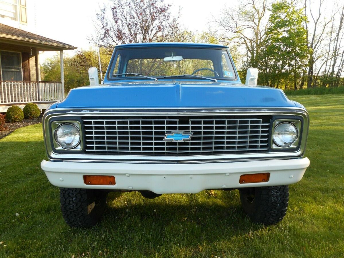 1971 Blue Chevrolet C/K Pickup 1500 Standard Cab Pickup