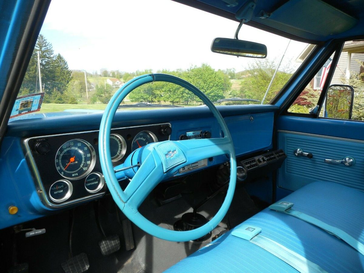 1971 Blue Chevrolet C/K Pickup 1500 Standard Cab Pickup