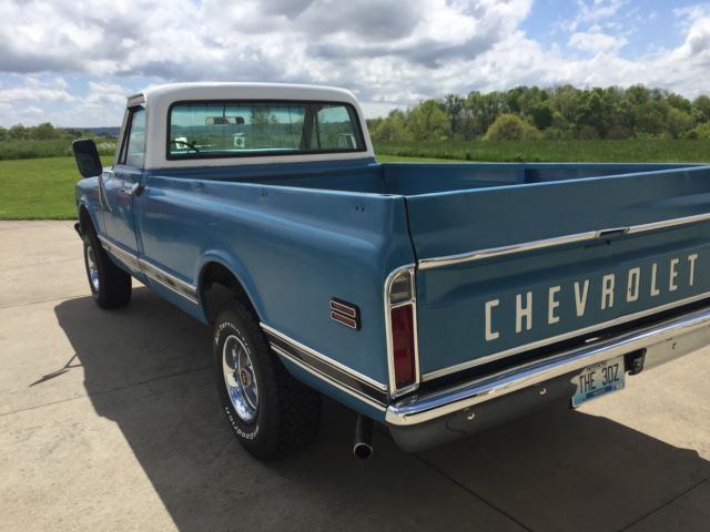 1971 Blue Chevrolet C/K Pickup 1500 Standard Cab Pickup