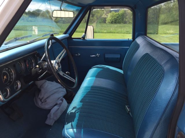 1971 Blue Chevrolet C/K Pickup 1500 Standard Cab Pickup
