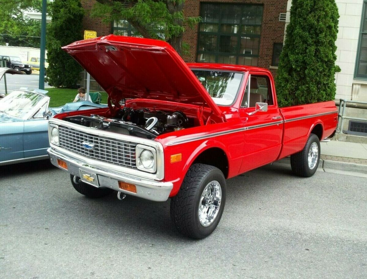 1971 Red Chevrolet Other Pickups Standard Cab Pickup