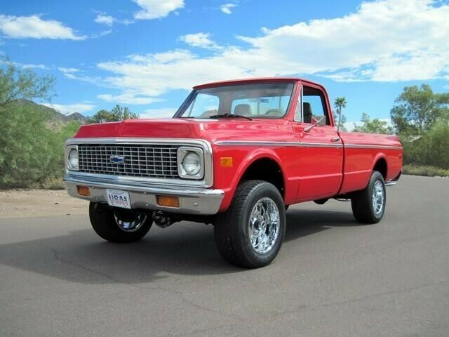 1971 Red Chevrolet Other Pickups Standard Cab Pickup