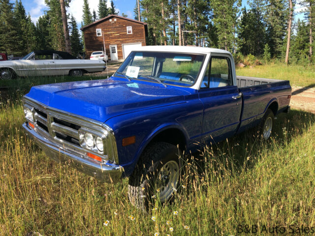 1971 Blue Chevrolet K20 --