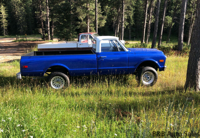 1971 Blue Chevrolet K20 --
