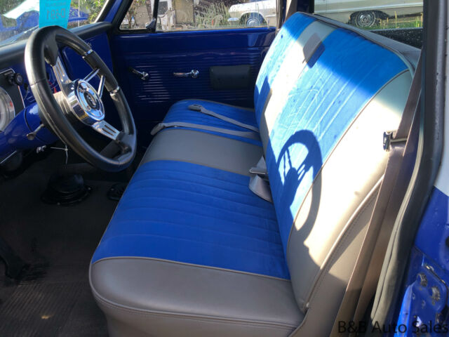1971 Blue Chevrolet K20 --
