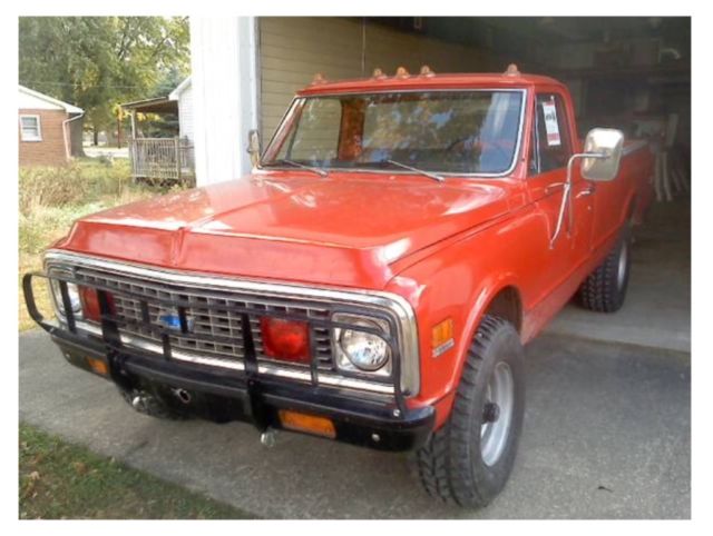 1971 Red Chevrolet C/K Pickup 2500 Pick up