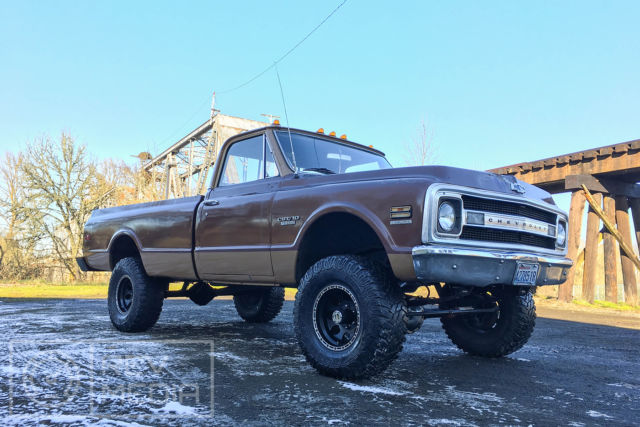 1971 Brown Chevrolet C-10 Standard Cab Pickup