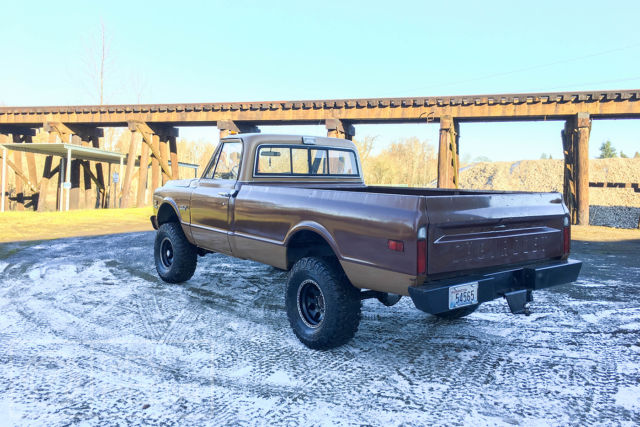 1971 Brown Chevrolet C-10 Standard Cab Pickup