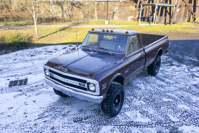 1971 Brown Chevrolet C-10 Standard Cab Pickup