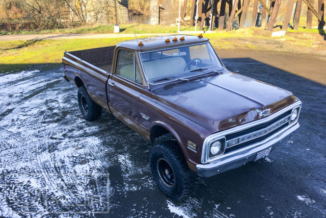 1971 Brown Chevrolet C-10 Standard Cab Pickup