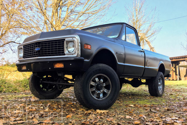1971 Black Chevrolet C-10