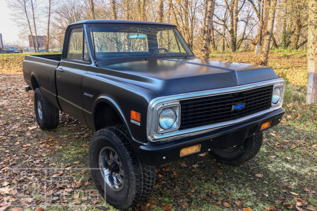 1971 Black Chevrolet C-10