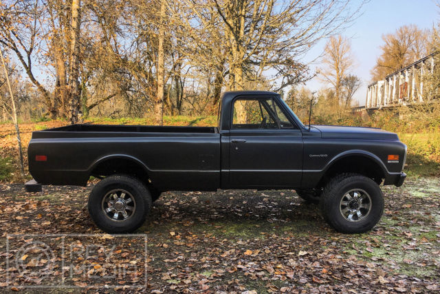 1971 Black Chevrolet C-10
