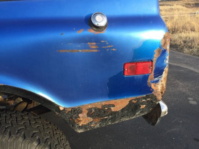 1971 Blue Chevrolet Blazer SUV