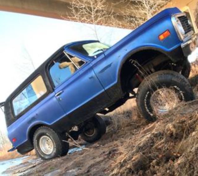 1971 Blue Chevrolet Blazer SUV