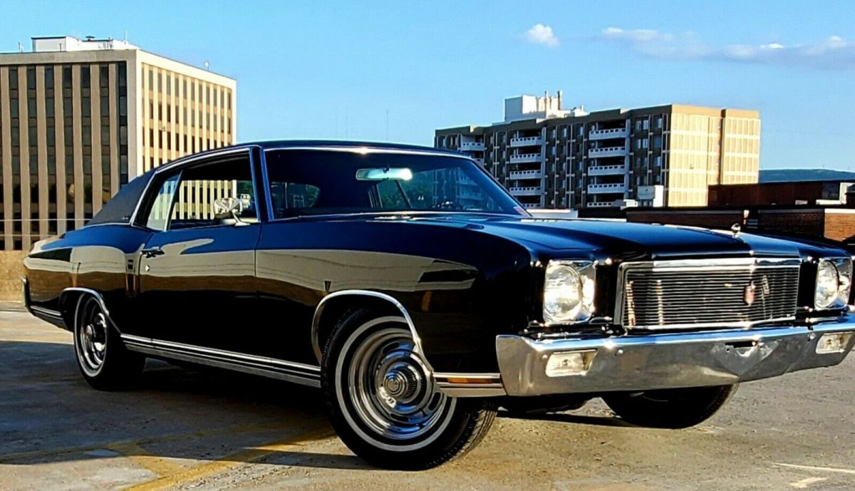 1971 Black Chevrolet Monte Carlo Coupe