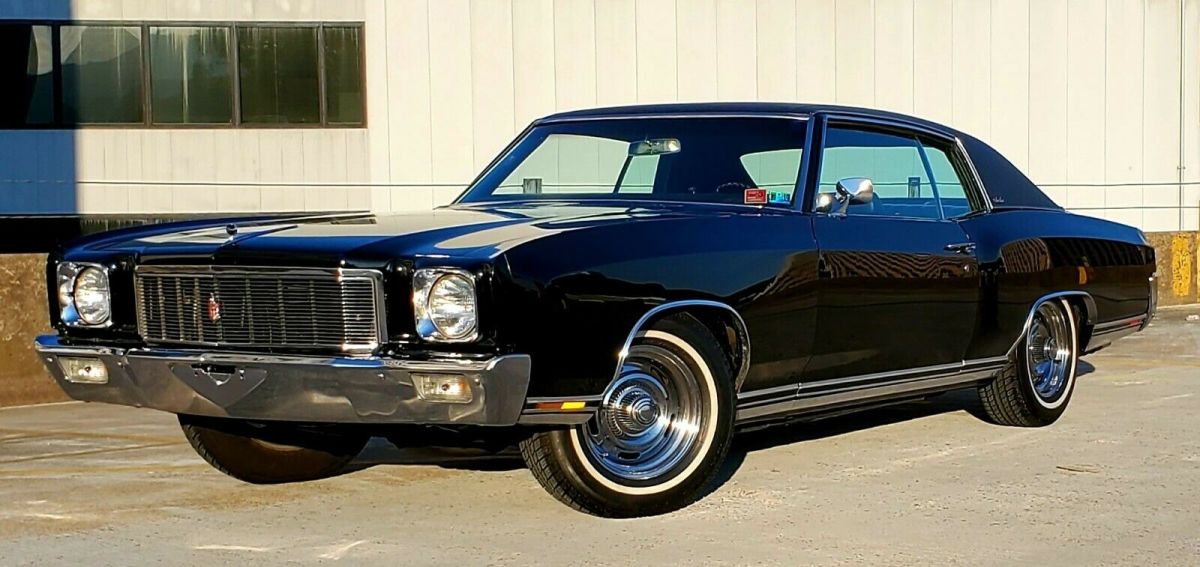 1971 Black Chevrolet Monte Carlo Coupe