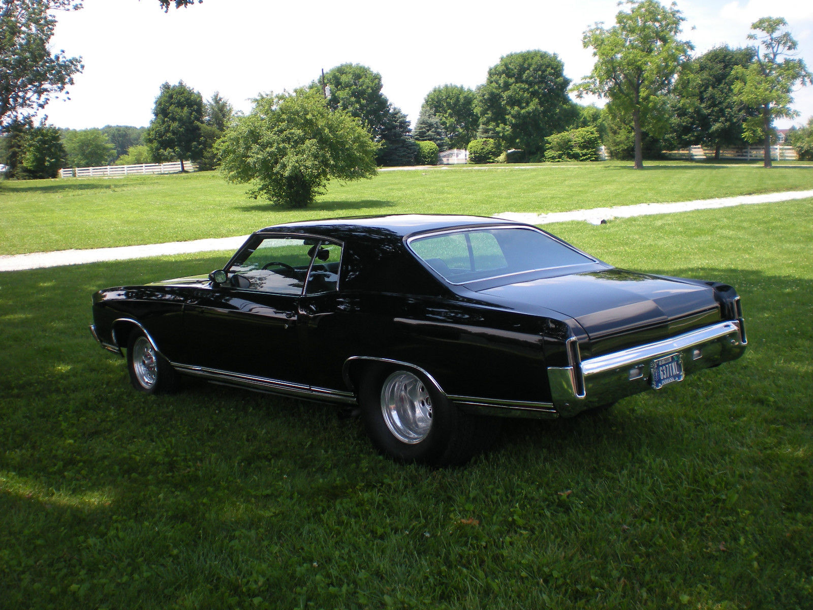 1971 Black Chevrolet Monte Carlo Coupe