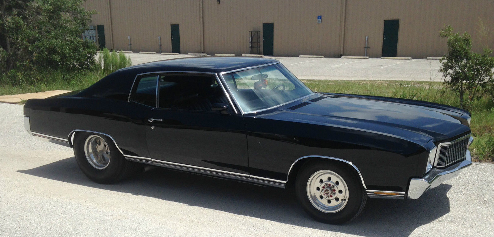 1971 Black Chevrolet Monte Carlo Coupe