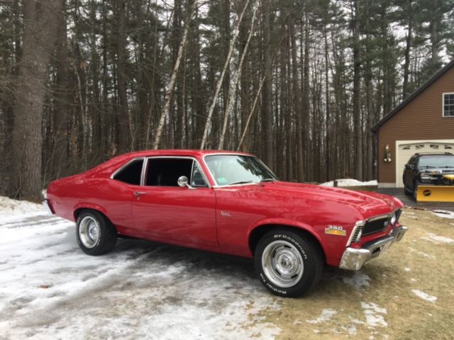 1971 Red Chevrolet Nova Coupe