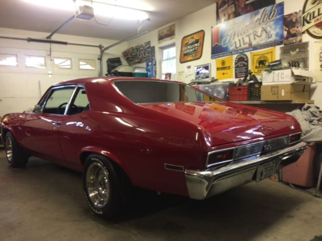 1971 Red Chevrolet Nova Coupe