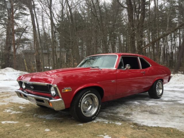 1971 Red Chevrolet Nova Coupe