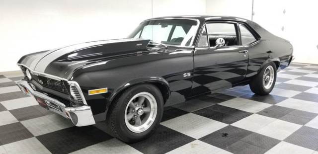 1971 Black Chevrolet Nova Coupe