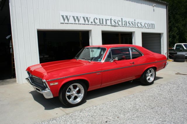 1971 Red Chevrolet Nova Coupe