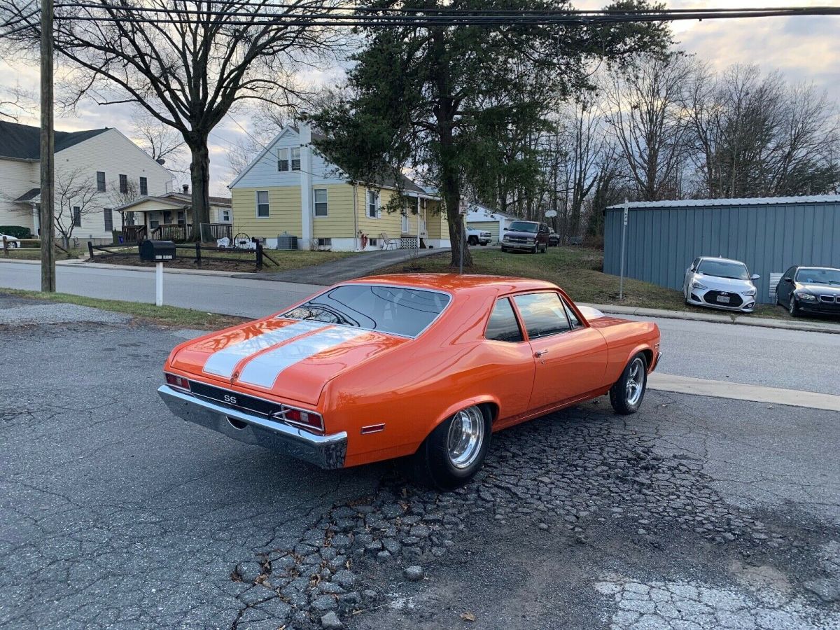1971 Orange Chevrolet Nova --