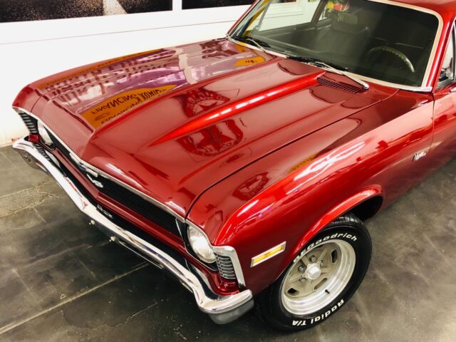 1971 Red Chevrolet Nova Coupe
