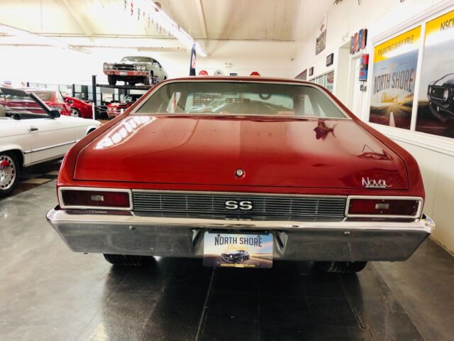 1971 Red Chevrolet Nova Coupe