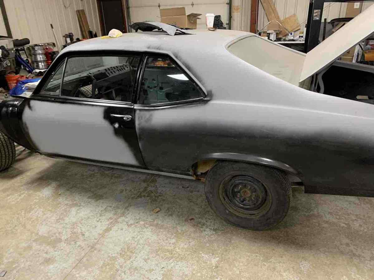 1971 White Chevrolet Nova Sedan