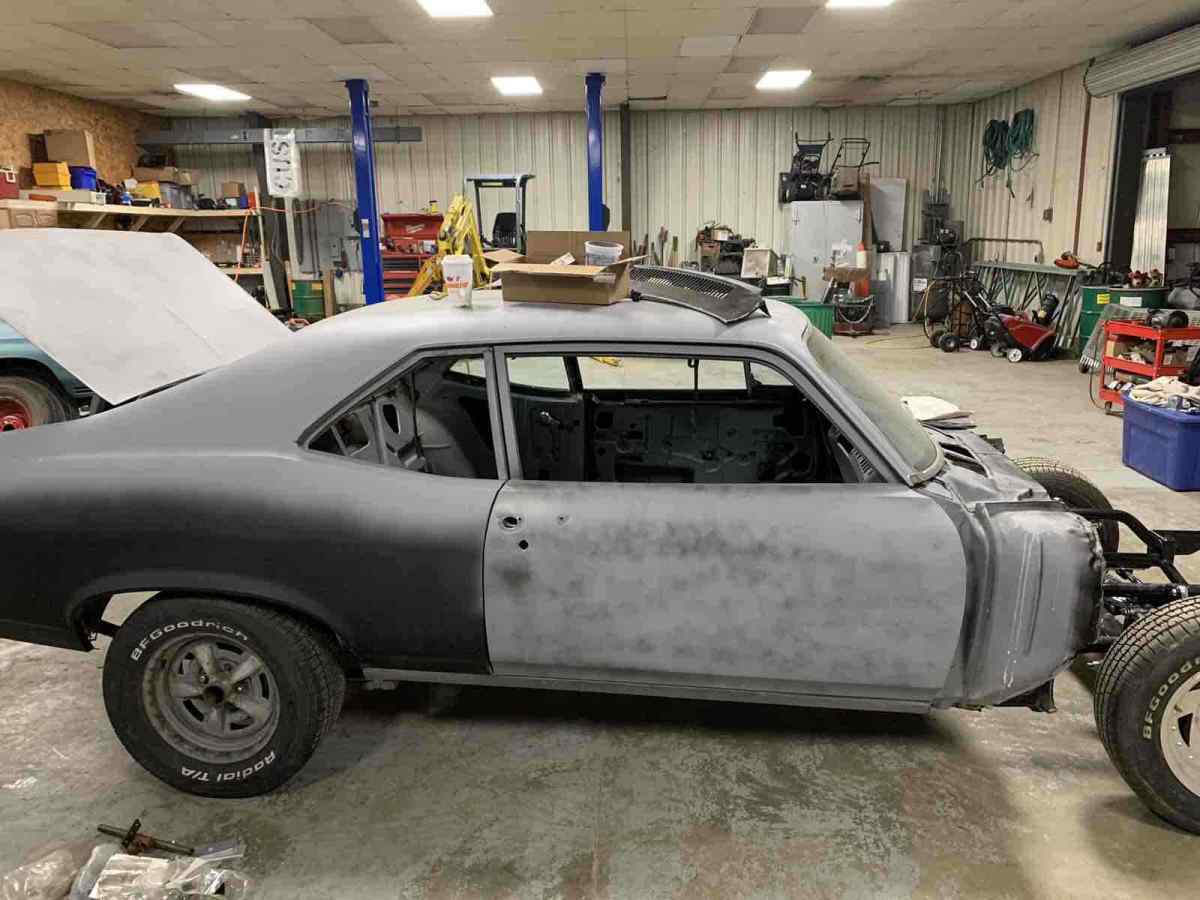 1971 White Chevrolet Nova Sedan