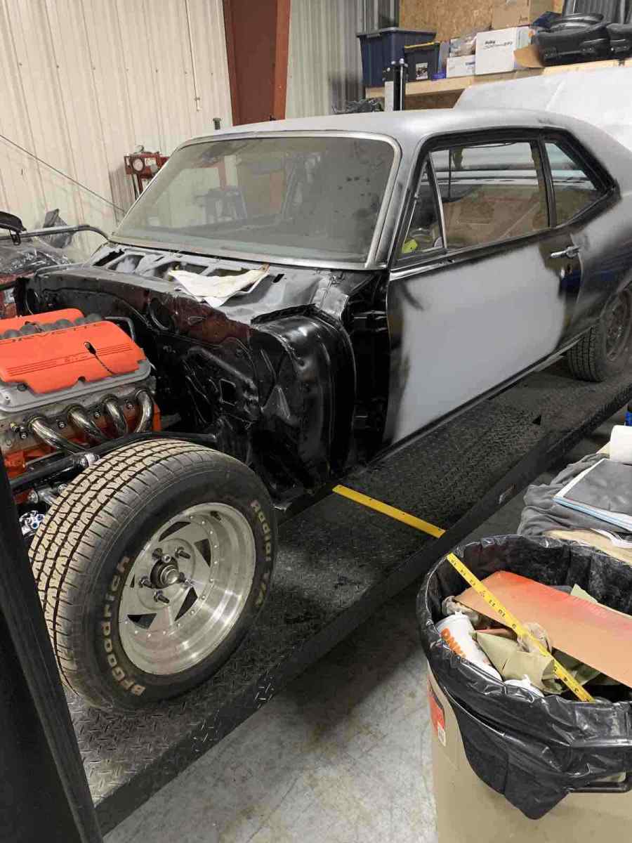 1971 White Chevrolet Nova Sedan