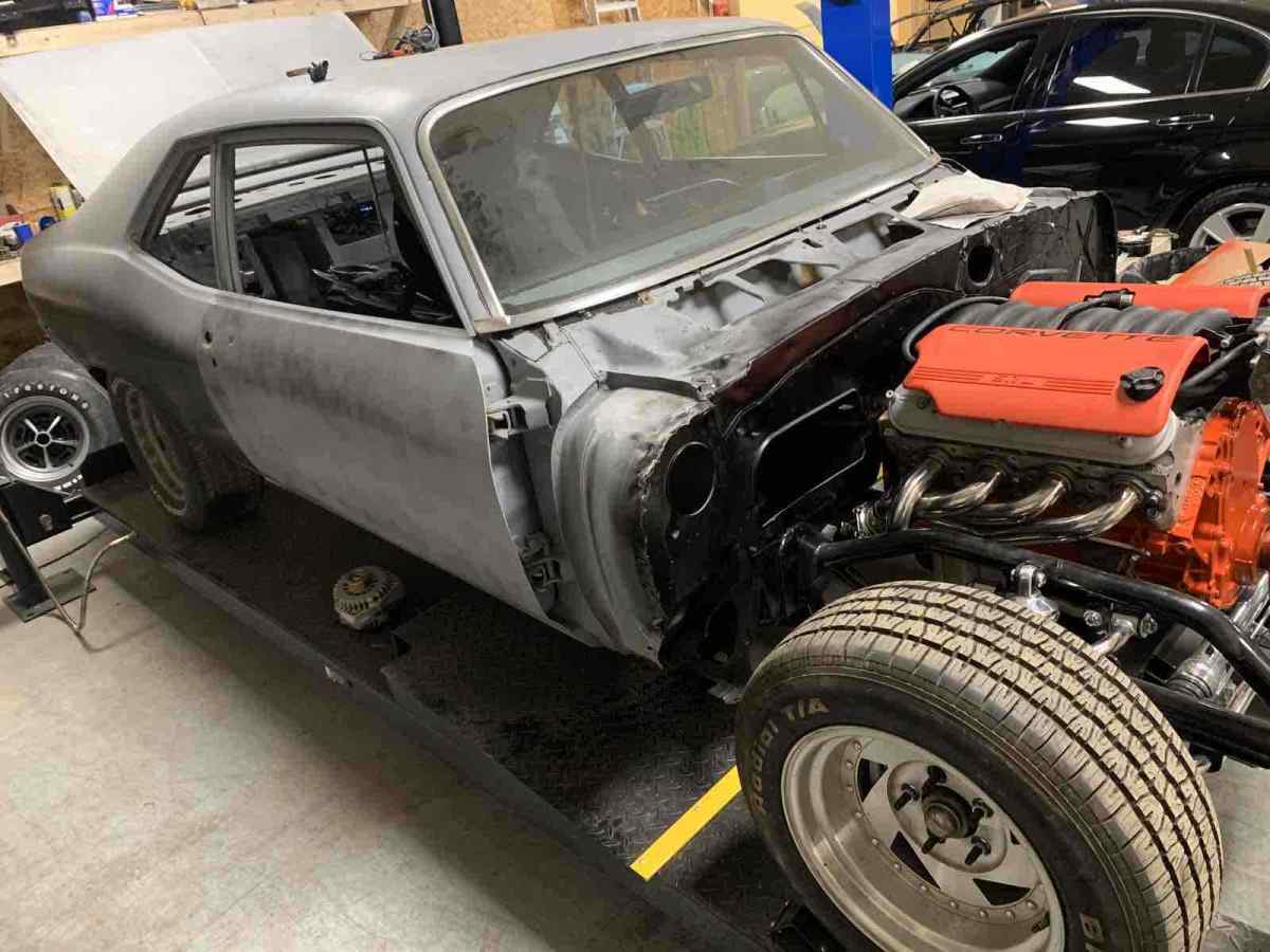 1971 White Chevrolet Nova Sedan